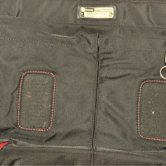 BOOQ Black and Red Laptop and Messenger Bag - Picture 5 of 8